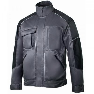 Куртка мужская летняя KS 203, серый/черный | Brodeks (XL)