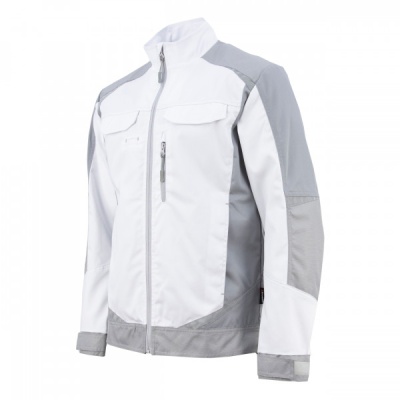 Куртка мужская летняя KS 202, белый/серый | Brodeks (XL)