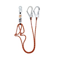 Строп двойной с регулятором длины с амортизатором HS-AR22d | HIGH SAFETY