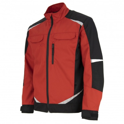 Куртка мужская летняя KS 202, красный/черный | Brodeks (XL)