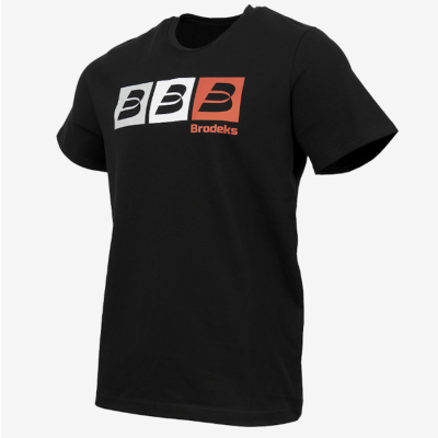 Футболка KS 705 черный | Brodeks (XL)