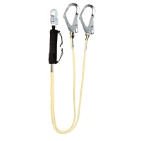 Двойной огнеупорный строп с амортизатором HS-AF22 | HIGH SAFETY