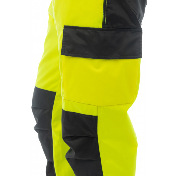 Сигнальные брюки Brodeks KS 313, желтый/черный | Brodeks от Arbostuff.ru