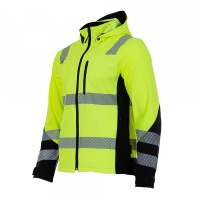 Сигнальная куртка-софтшелл KS 227, желтый/черный | Brodeks от Arbostuff.ru