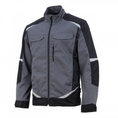 Куртка мужская летняя KS 202, серый/черный | Brodeks (2XL)