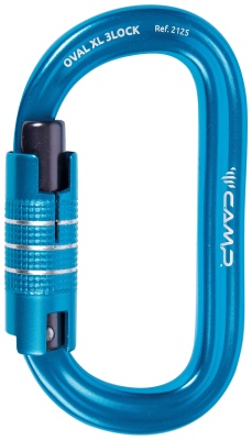 Карабин OVAL XL 3LOCK | CAMP (Синий)