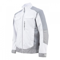 Куртка мужская летняя KS 202, белый/серый | Brodeks от Arbostuff.ru