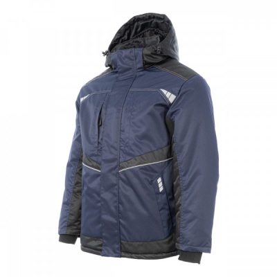 Куртка мужская зимняя KW 206 синий/черный | Brodeks (XL)