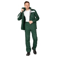 Куртка мужская летняя Эко-Труд тёмно-зелёная | Прабо от Arbostuff.ru