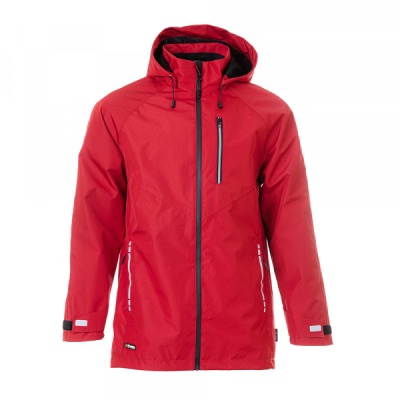 Летняя мужская куртка-парка KS 213, красный | Brodeks (XL)