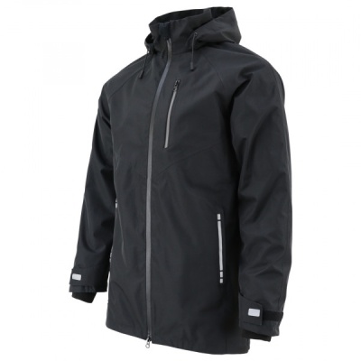 Летняя мужская куртка-парка KS 213, черный | Brodeks (XL)