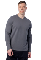Лонгслив KS731 серый | Brodeks от Arbostuff.ru