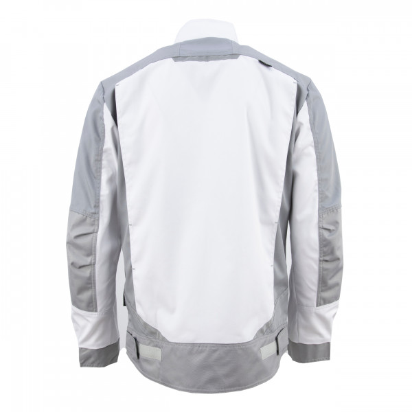 Куртка мужская летняя KS 202, белый/серый | Brodeks от Arbostuff.ru