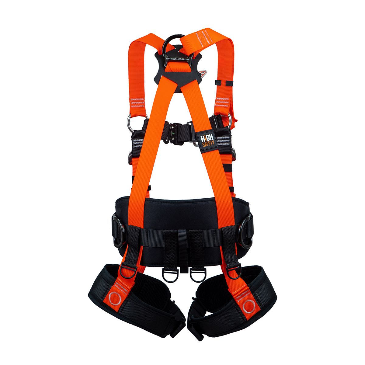 Страховочная привязь с интегрированным поясом и нагрудными кольцами для эвакуации BAZIS HS-55 | HIGH SAFETY