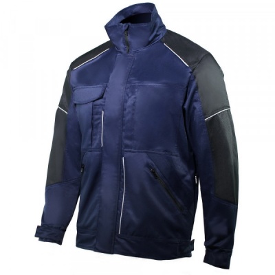 Куртка мужская летняя KS 203, синий/черный | Brodeks (XL)